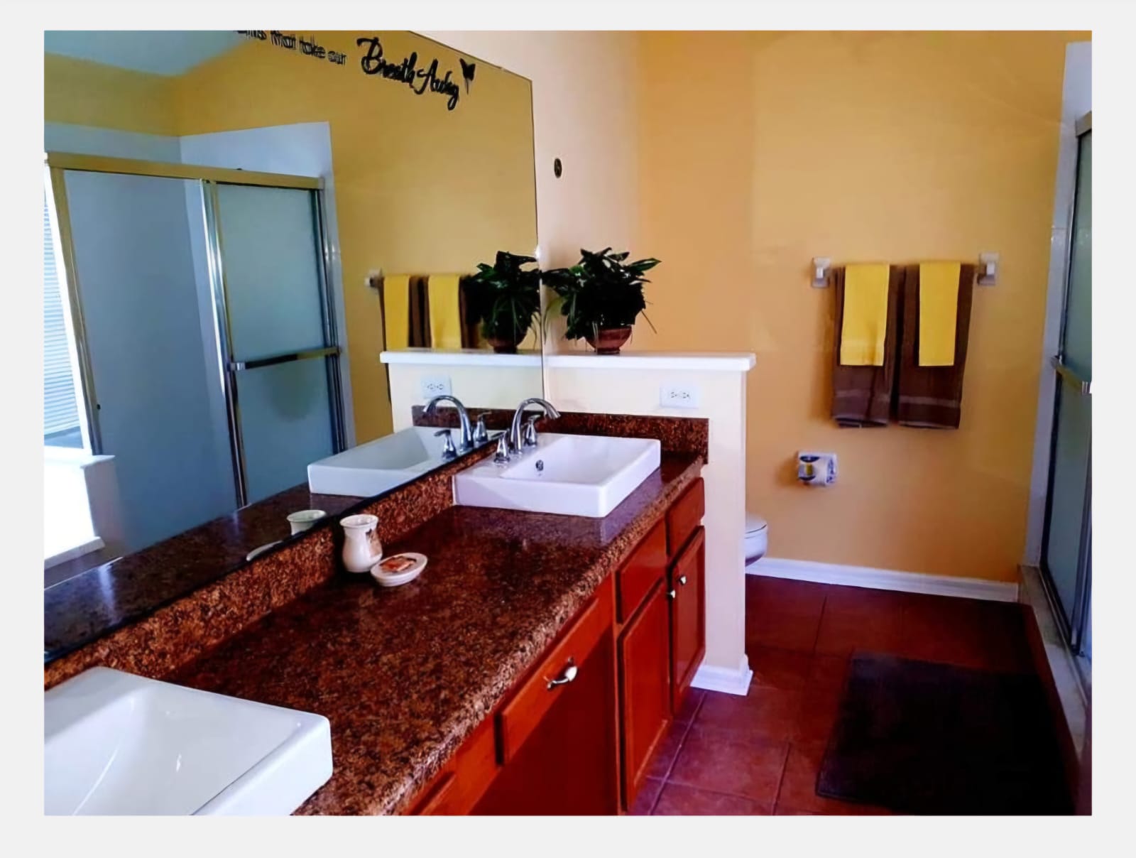 Master bedroom ensuite bathroom